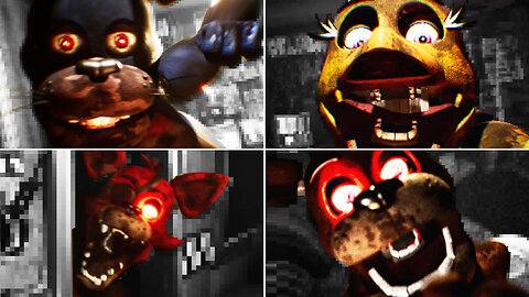 FNAF 1 Rebuilt - Brutal Jumpscares + Night 5 Gameplay