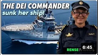 DEI Commander sank her ship