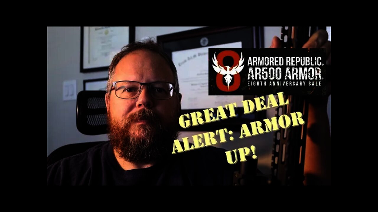 ARMOR UP! AR500 Sale Going on!