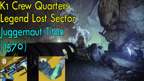 Destiny 2 | K1 Crew Quarters | Legend Lost Sector | Titan (w/ Synthoceps) | Season 18