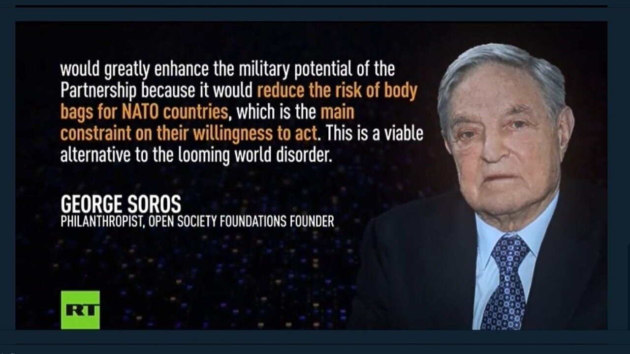 George Soros Co-Instigated the NATO War Against Russia