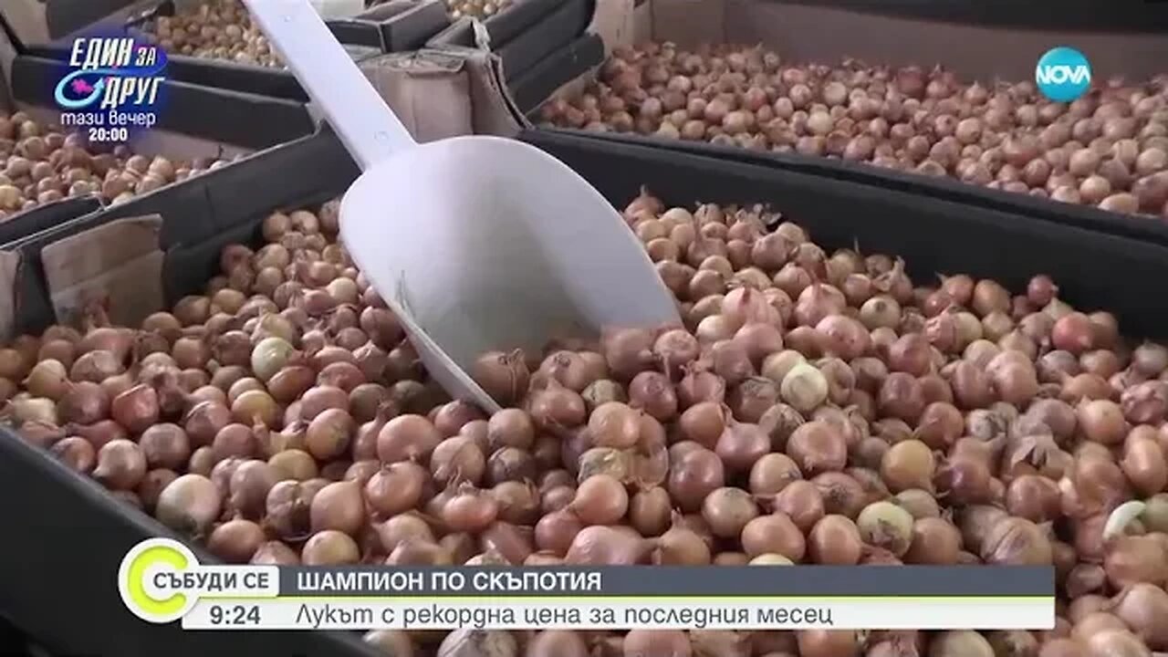 Лукът е поскъпнал най много за месец