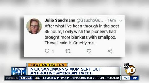 Student's mom posted offensive tweet?