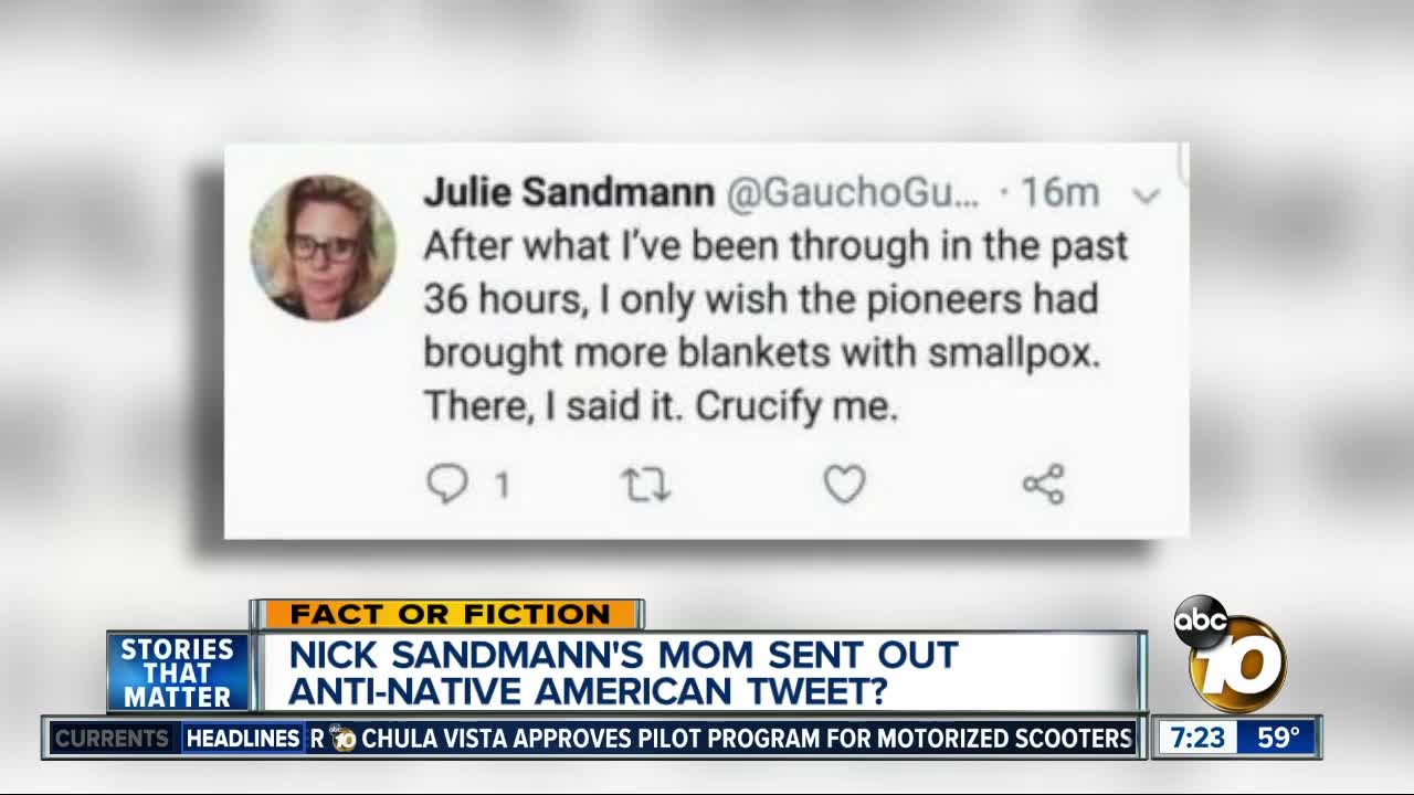 Student's mom posted offensive tweet?