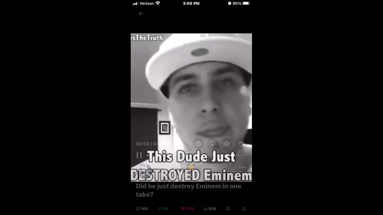 he just destroy Eminem in one take