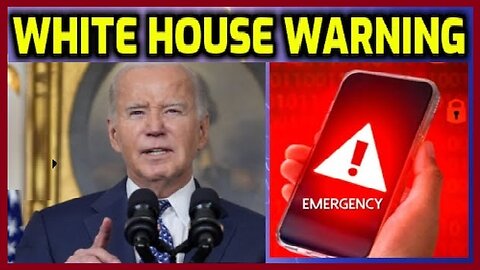 WHITE HOUSE ISSUES URGENT EMERGENCY WARNING! - GET READY!