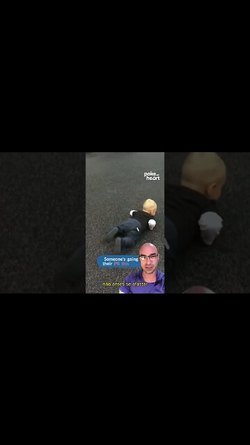 Reagindo à uma criança treinando ￼#shorts