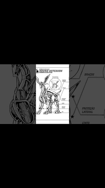 Os Cavaleiros Do Zodíaco - Armadura De Cães De Caça - Asterion [Pause o Vídeo Caso Não Consiga Ler]