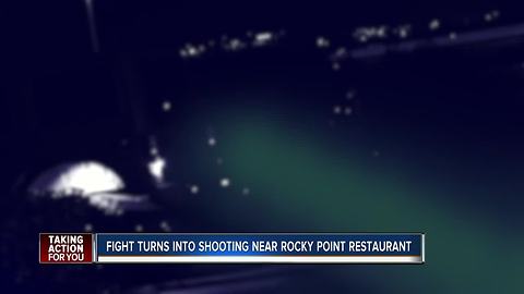 Police search for suspects in apartment shooting