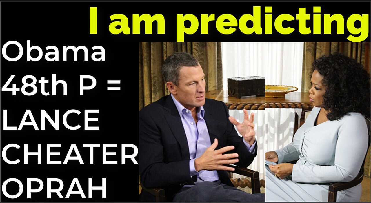 I am predicting: Obama will become 48th POTUS = ARMSTRONG CHEATER PROPHECY - OPRAH