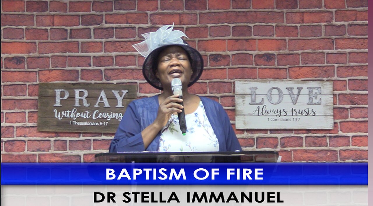 Why We Need Baptism of Fire. Dr Stella Immanuel. Bilingual: English & Spanish