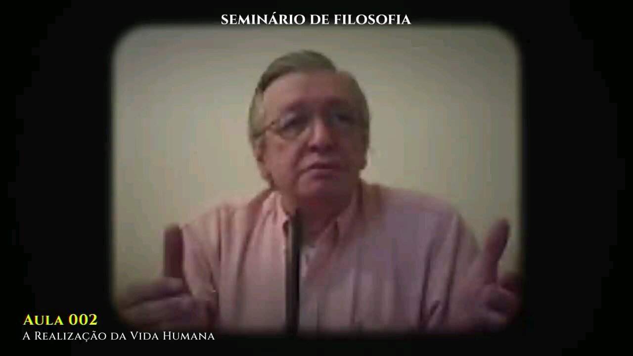 Você precisa deixar de ser escravo do PRAZER - Olavo de Carvalho