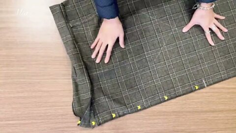 Very easy [NO ZIPPER] Sewing skirt this way is quick and easy