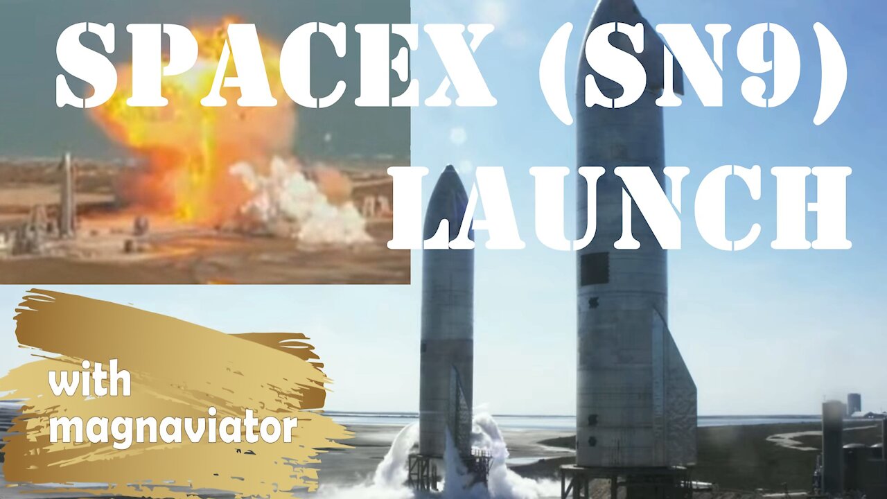 Launch of SpaceX's SN9 Starship Suborbital Flight. No Commentary (Clean Audio).