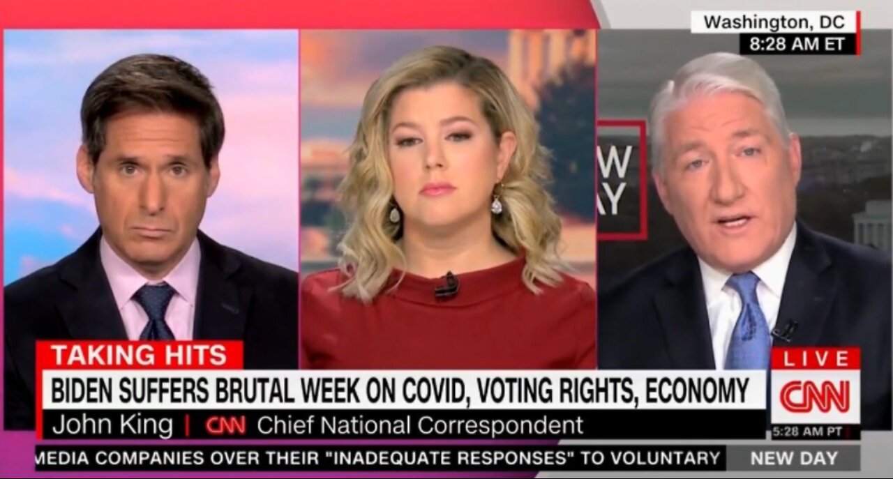 “It Is Very Dark for Him Right Now” – CNN’s John King on Joe Biden’s Failed Presidency