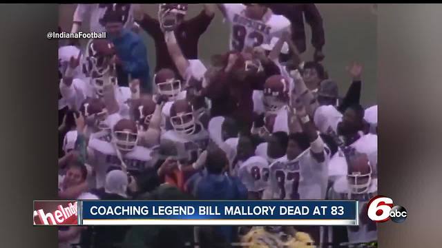 Hoosier football coaching legend dies