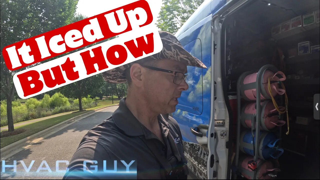 There Was Evidence Of Ice, But No Clear Reason! #hvacguy #hvaclife