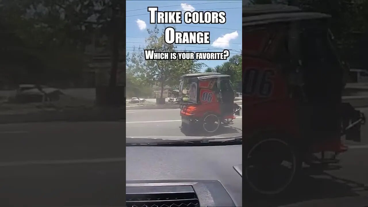 Trike Colors - Which is your favorite?