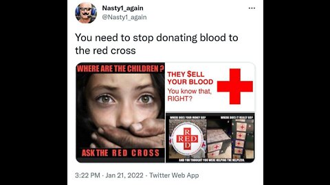 Red Cross its selling the blood you Donate?