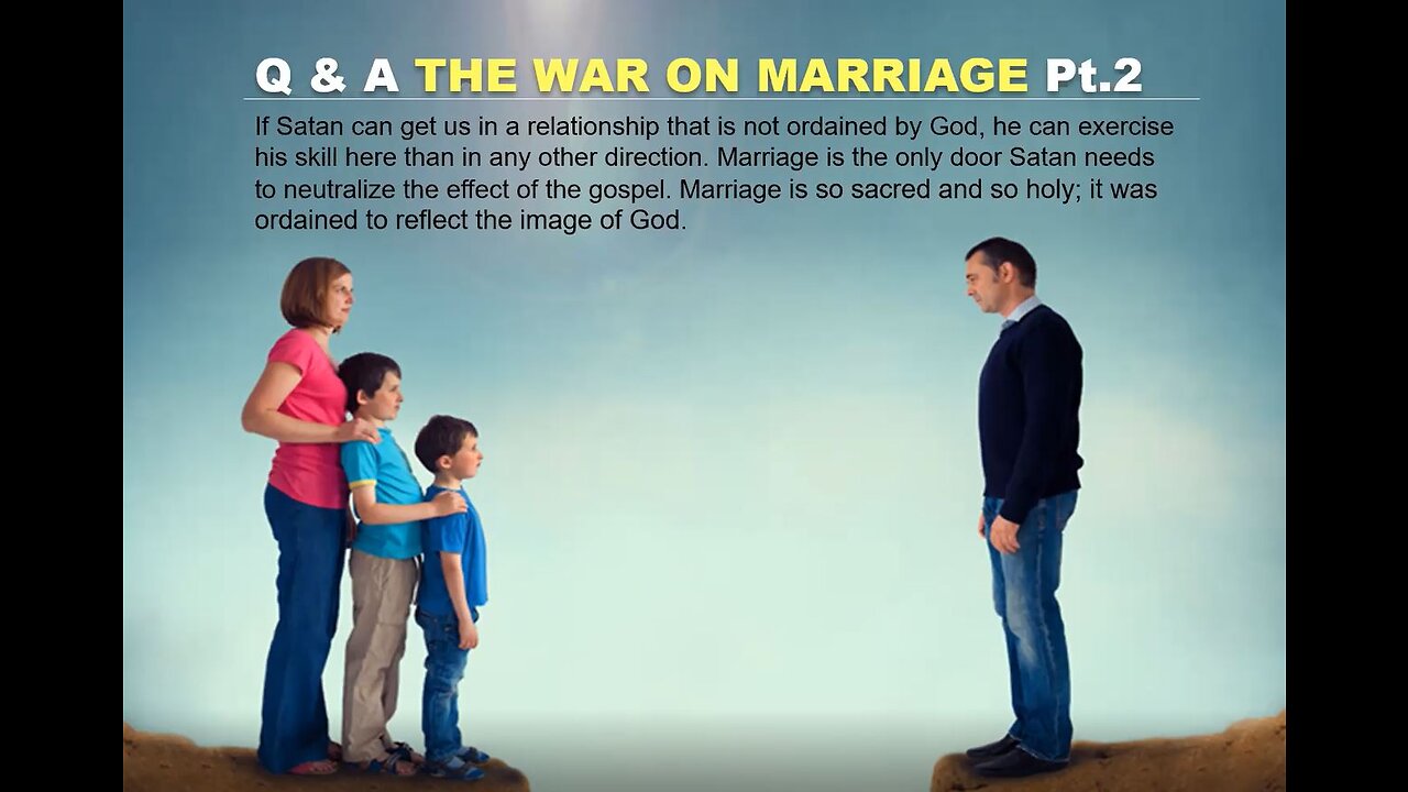 10-29-22 THE WAR ON MARRIAGE Pt.2 Q&A -AY- By Andrey Miller "Watchman"