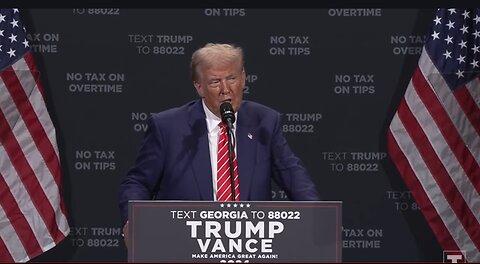 President Trump in Atlanta, GA