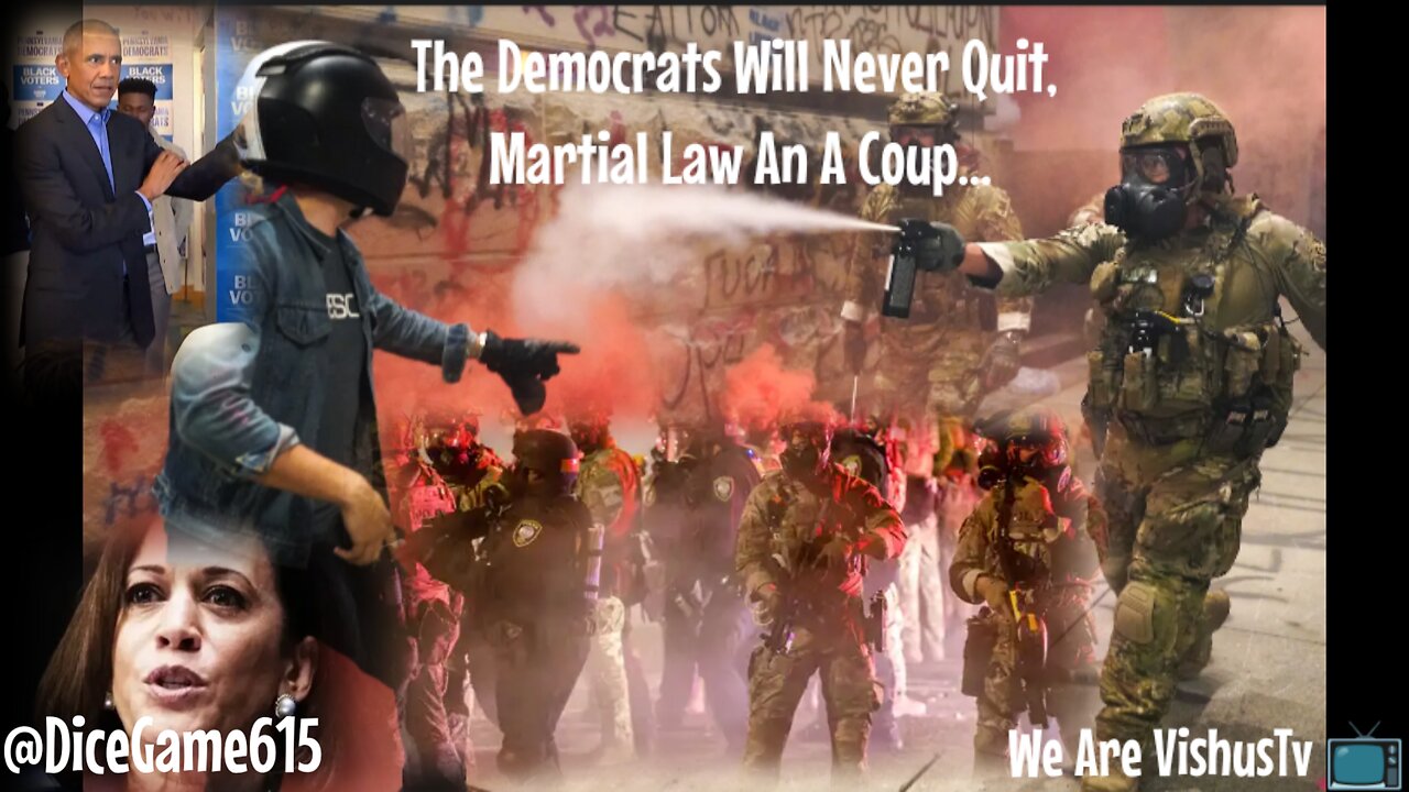The Democrats Will Never Quit, Martial Law An A Coup... #VishusTv 📺