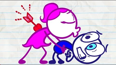 I_m With Cupid - Pencilmation _ Animation _ Cartoons _ Pencilmation