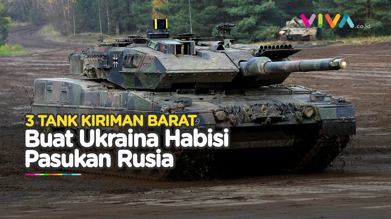 3 Tank Bantuan Asing Jadi 'Malaikat' Tentara Ukraina