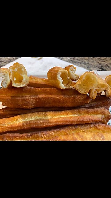 Chinese Deep Dried Dough Sticks 中国早餐油条