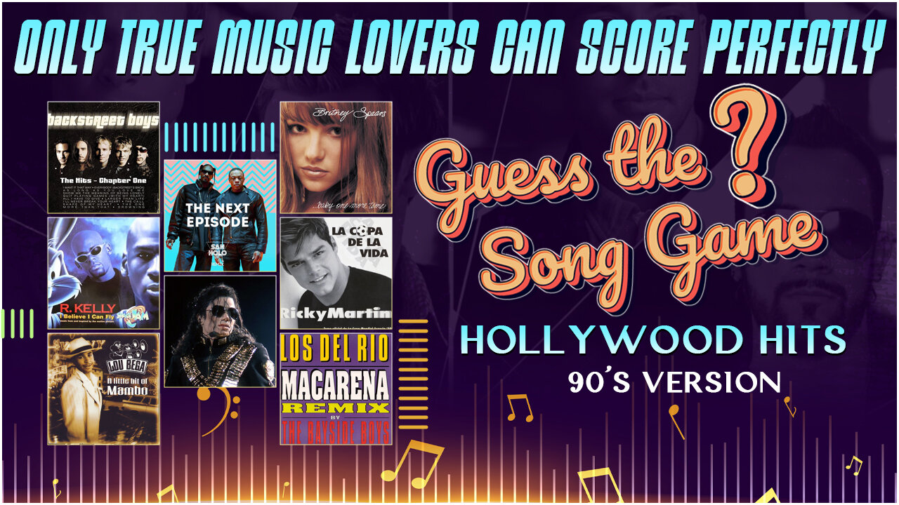 Guess the Song | 90s Hollywood Hits | Fun Party Games for Friends