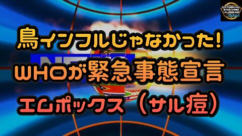 気になったニュース◆鳥インフルじゃなかった！WHOが世界に緊急事態宣言！エムポックス（サル痘）◆ワクチン打って感染しやすいなんて言えないから、都合の悪いデータを隠蔽！？