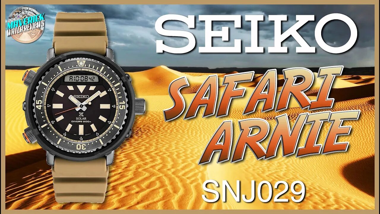 Arnie Never Looked So Good! | Seiko Safari Arnie 200m Solar Quartz Diver SNJ029