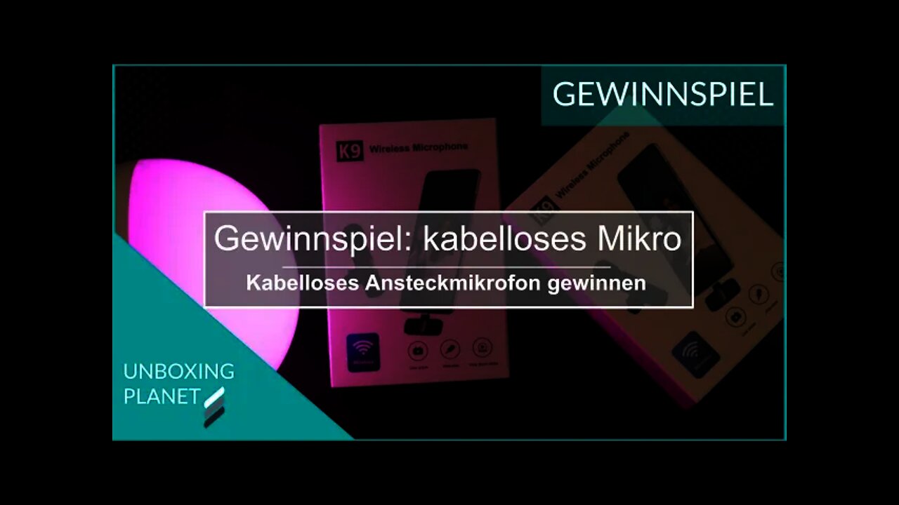 Infos zum Gewinnspiel des kabellosen Ansteckmikrofon von Azarton