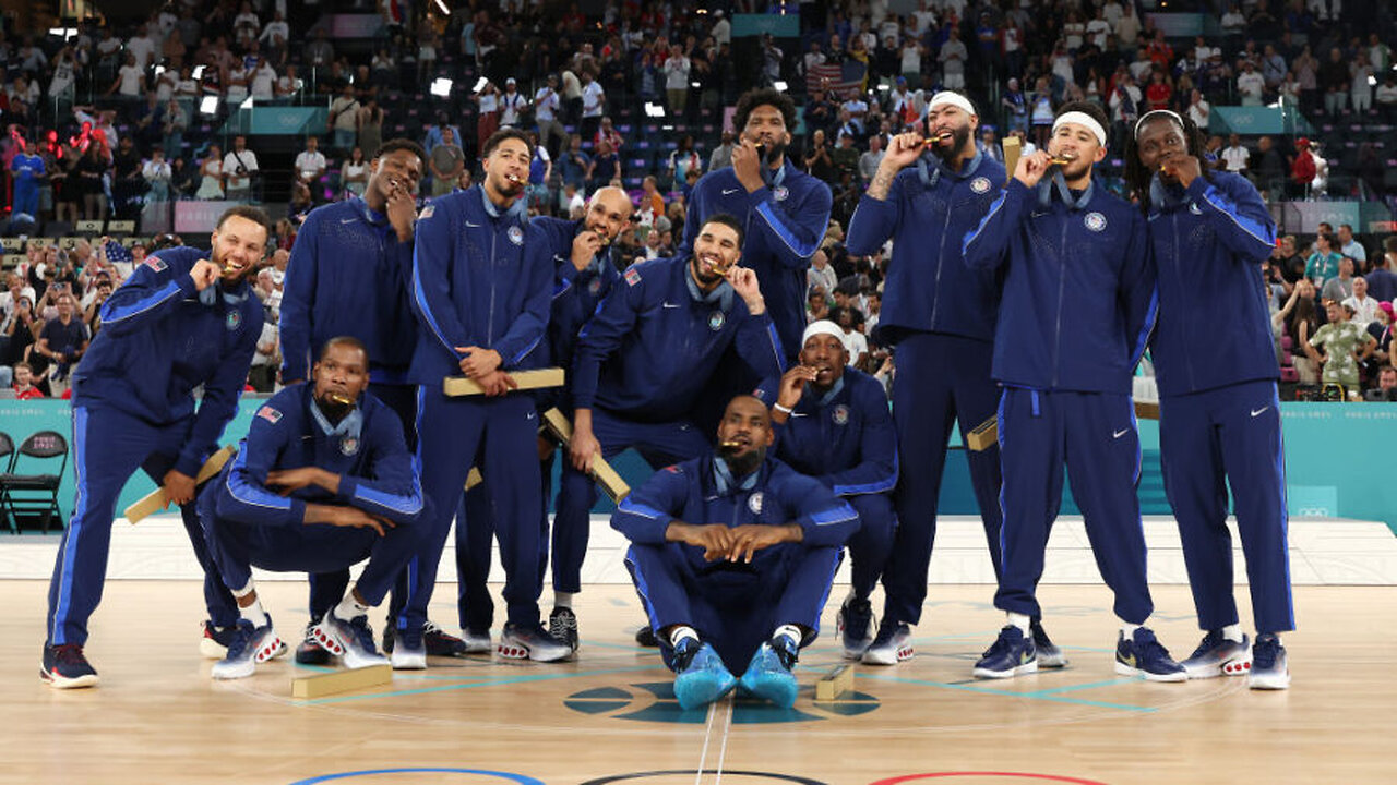 Team USA GOLD MEDAL CEREMONY 🥇 PARIS OLYMPICS 2024