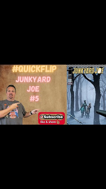 Junkyard Joe #5 Image Comics #QuickFlip Comic Book Review Geoff Johns,Gary Frank #shorts