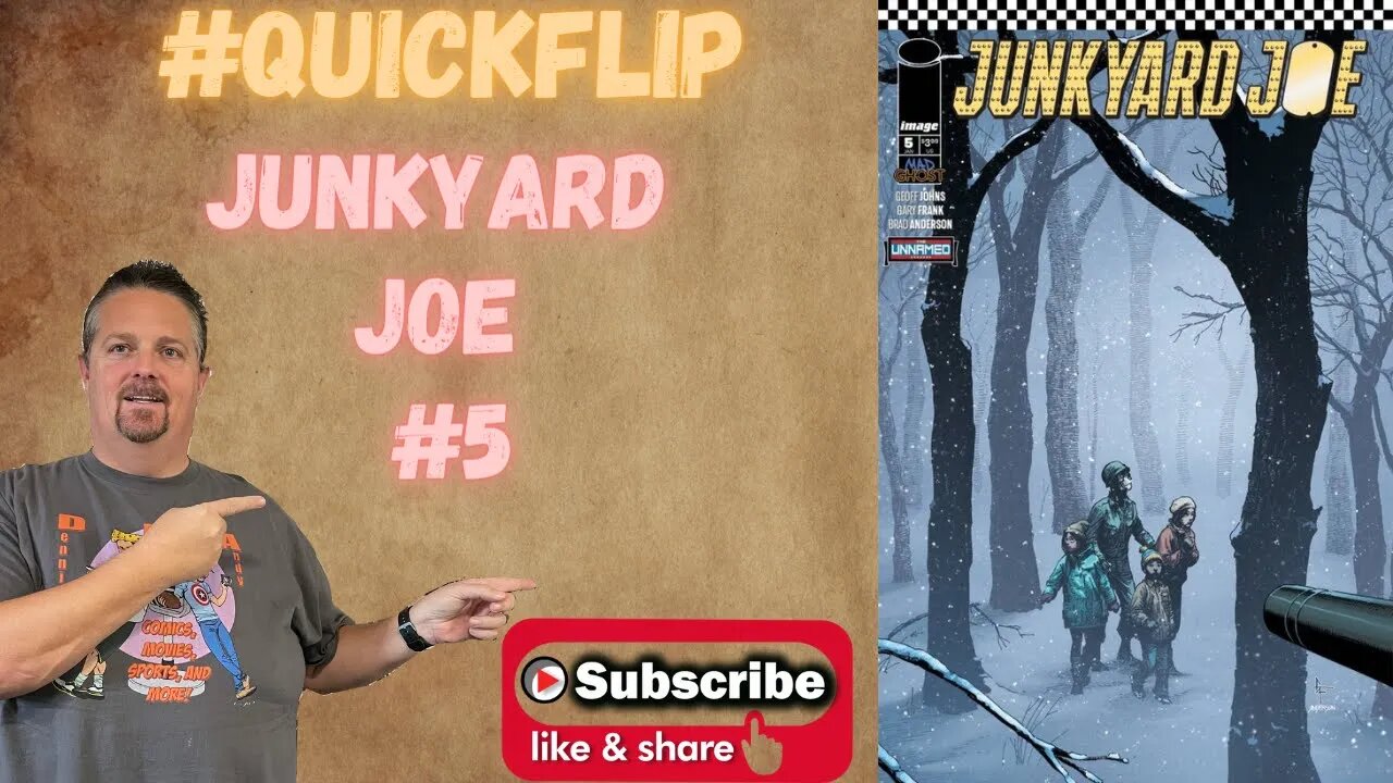 Junkyard Joe #5 Image Comics #QuickFlip Comic Book Review Geoff Johns,Gary Frank #shorts