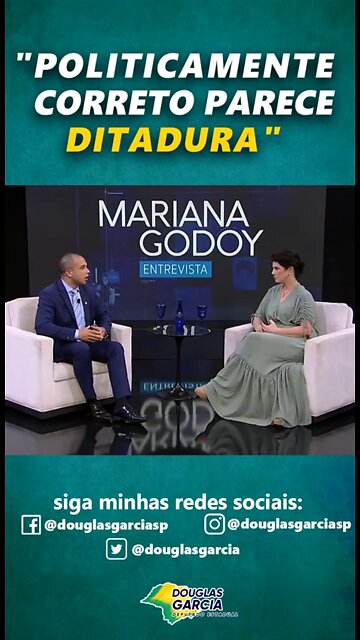 Douglas Garcia no programa Mariana Godoy Entrevista