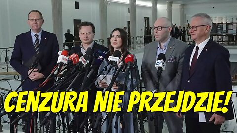 Konferencja prasowa w Sejmie w związku z blokadą nczas.com!