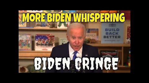 BIDEN’s CREEPY WHISPERING happens again!