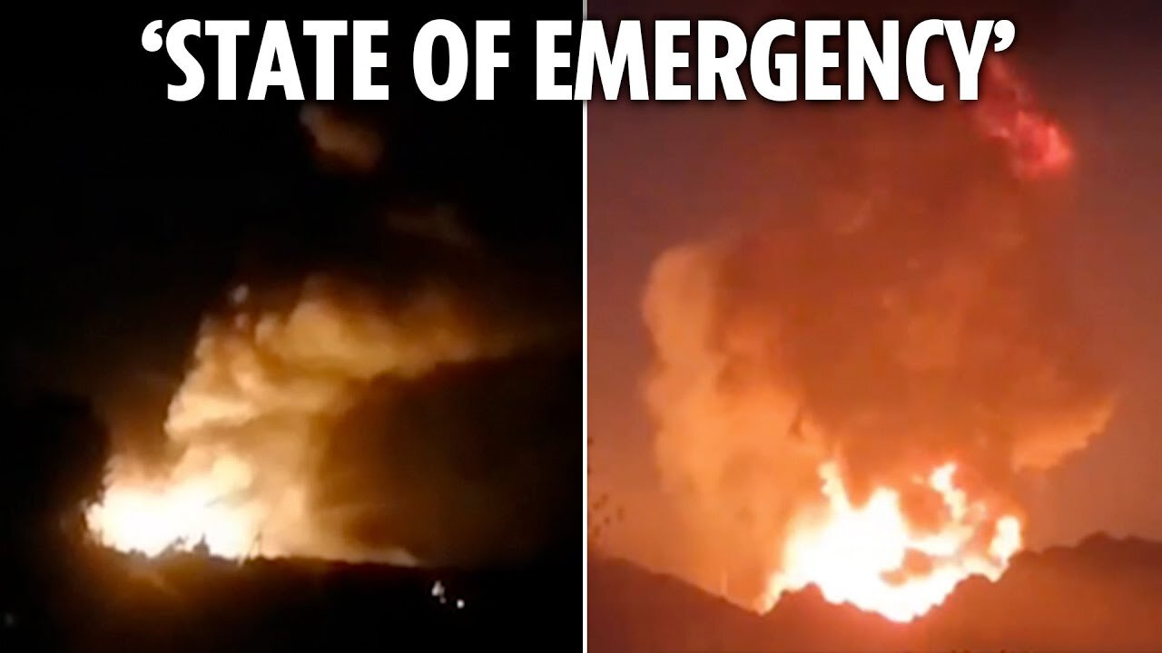 Russia declares ‘state of emergency’ as Ukraine kamikaze drone blows up missile dump in huge blast