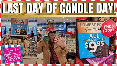 Bath & Bodyworks | DAY 2 OF CANDLE DAY | COME SHOPPING WITH ME | #candleday #bathandbodyworks