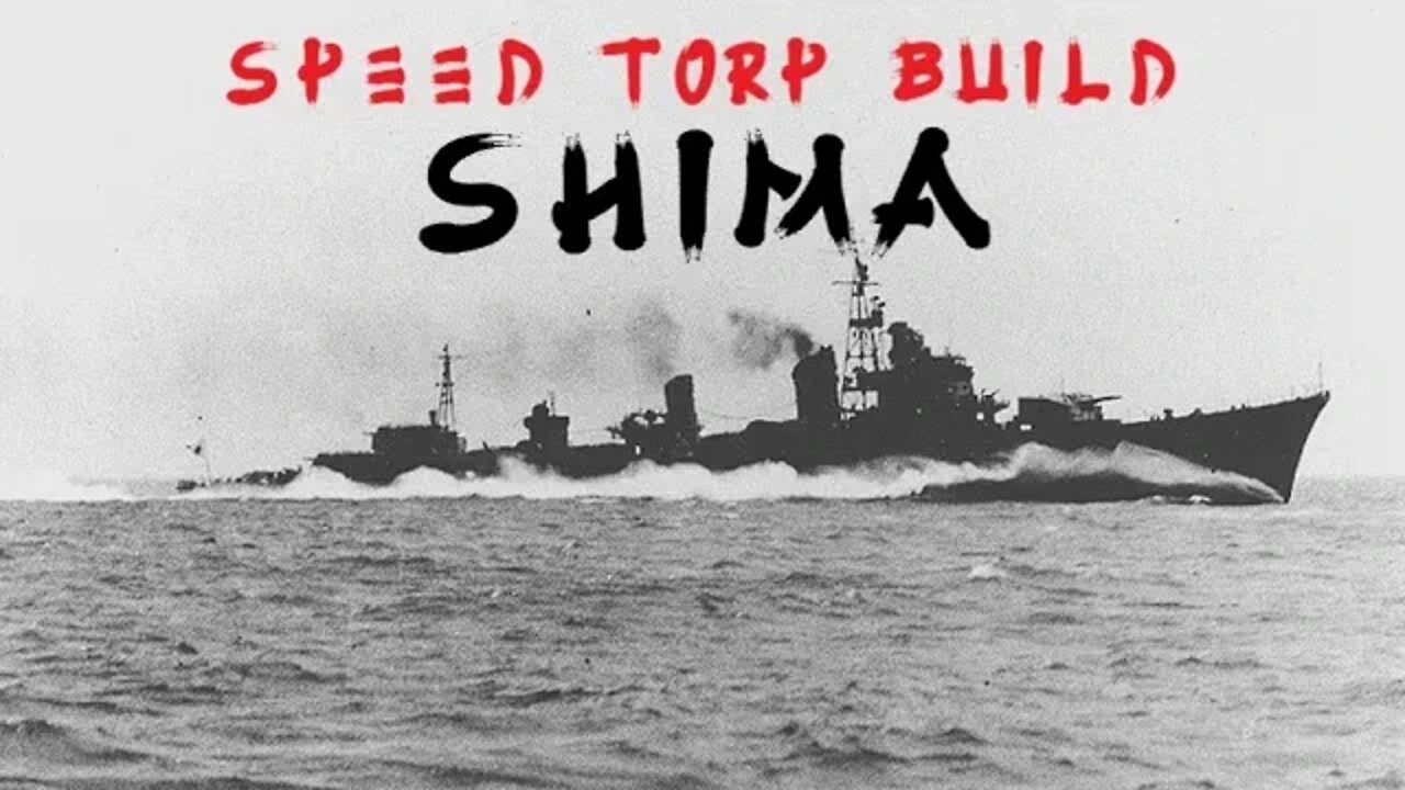 Testing the Speed Torp Build in Shimakaze! #wowsl