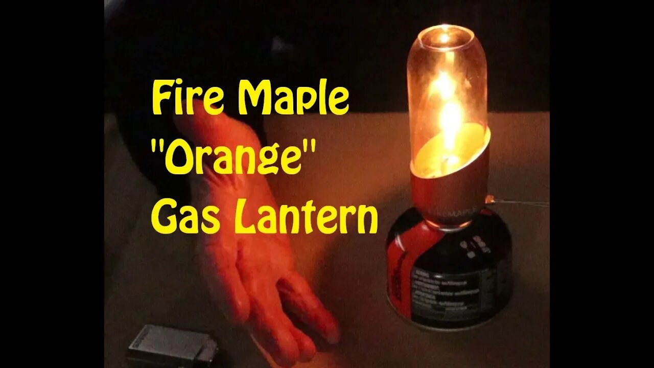 Fire Maple Orange Gas Lantern