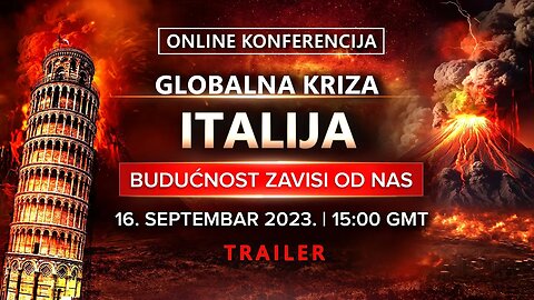 Najava. Online konferencija GLOBALNA KRIZA. ITALIJA. BUDUĆNOST ZAVISI OD NAS