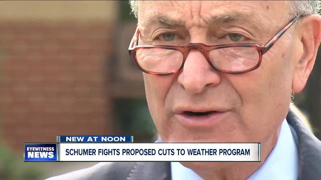 Schumer opposes cuts to weather satellite program