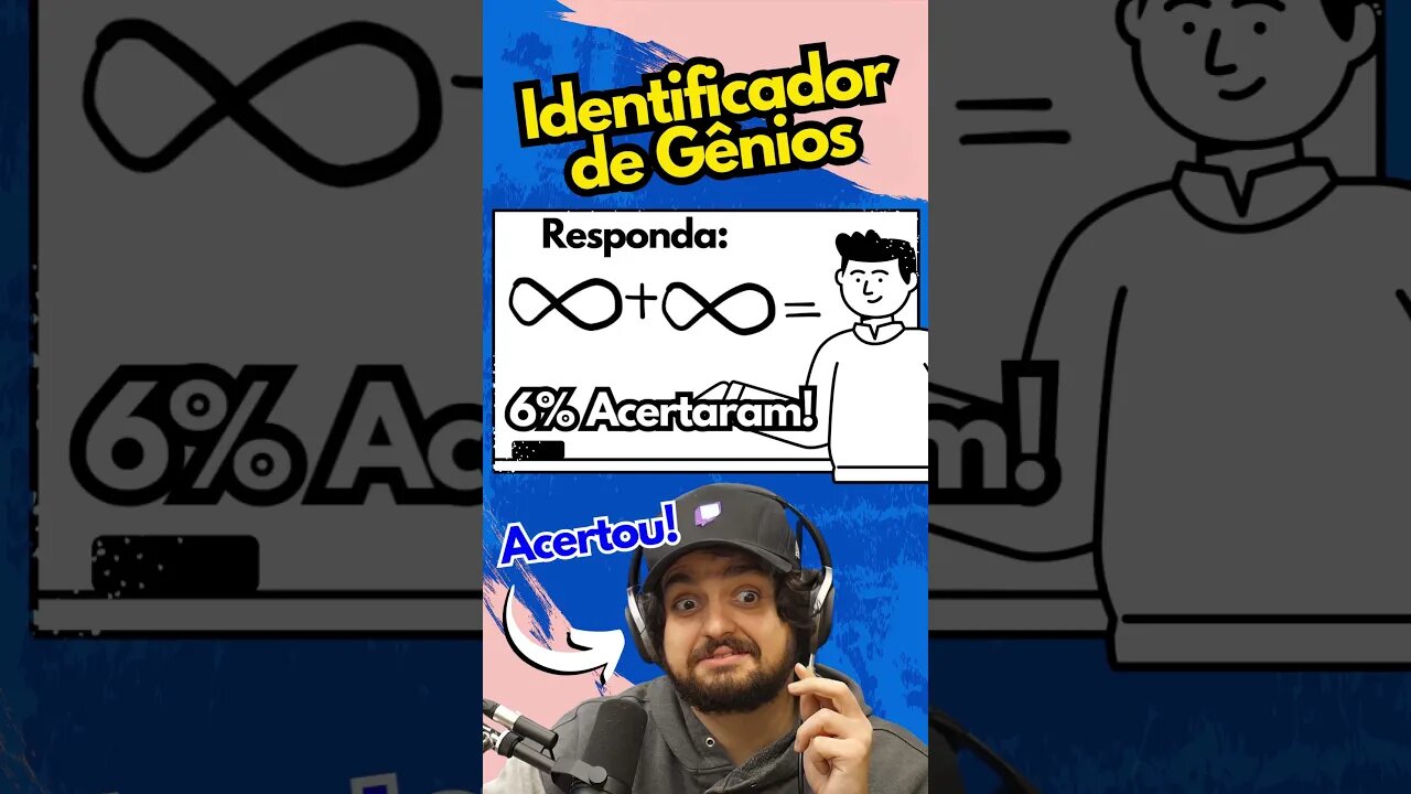 DESCUBRA SE VC É UM GÊNIO! #shorts #matematica #lógica