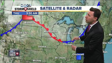 Michael Fish's NBC26 weather forecast