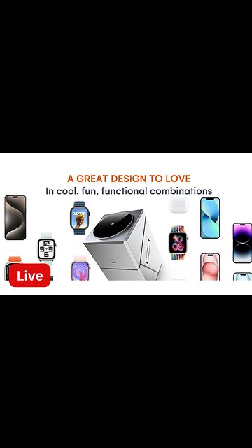 3 in 1 Wireless charging station