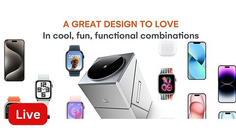 3 in 1 Wireless charging station