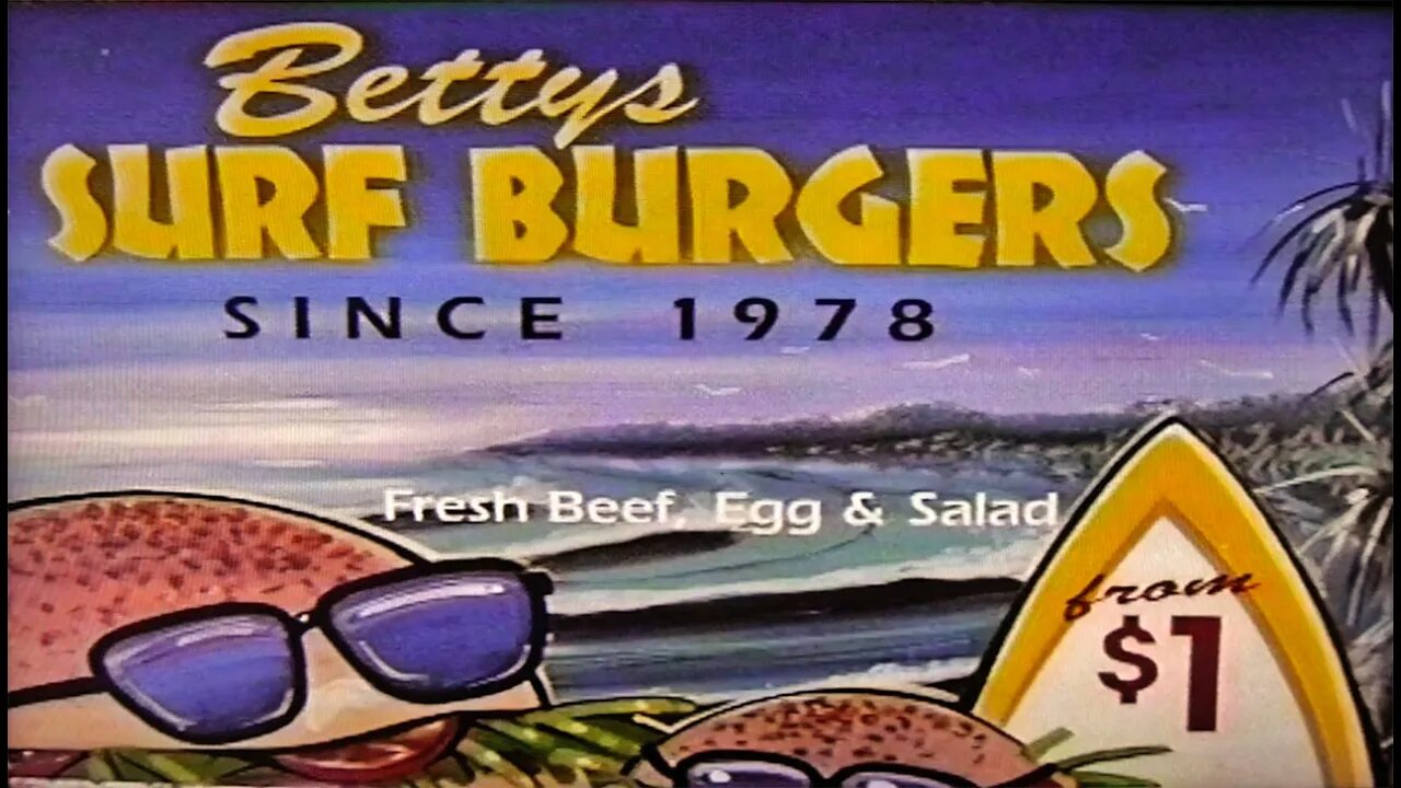 Betty's Surf Burgers, Noosa Legend